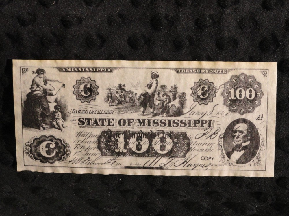 American Confederate Currency Notes "Set A"