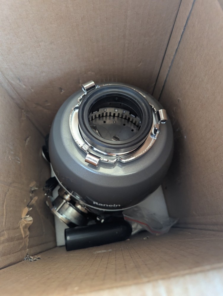 1 HP Garbage Disposal with Dishwasher Connector Kit and Power Cord