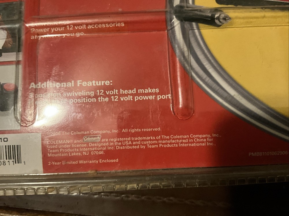 Coleman Powermate Emergency Car Starter with 2 Volt Power Source PMB8110