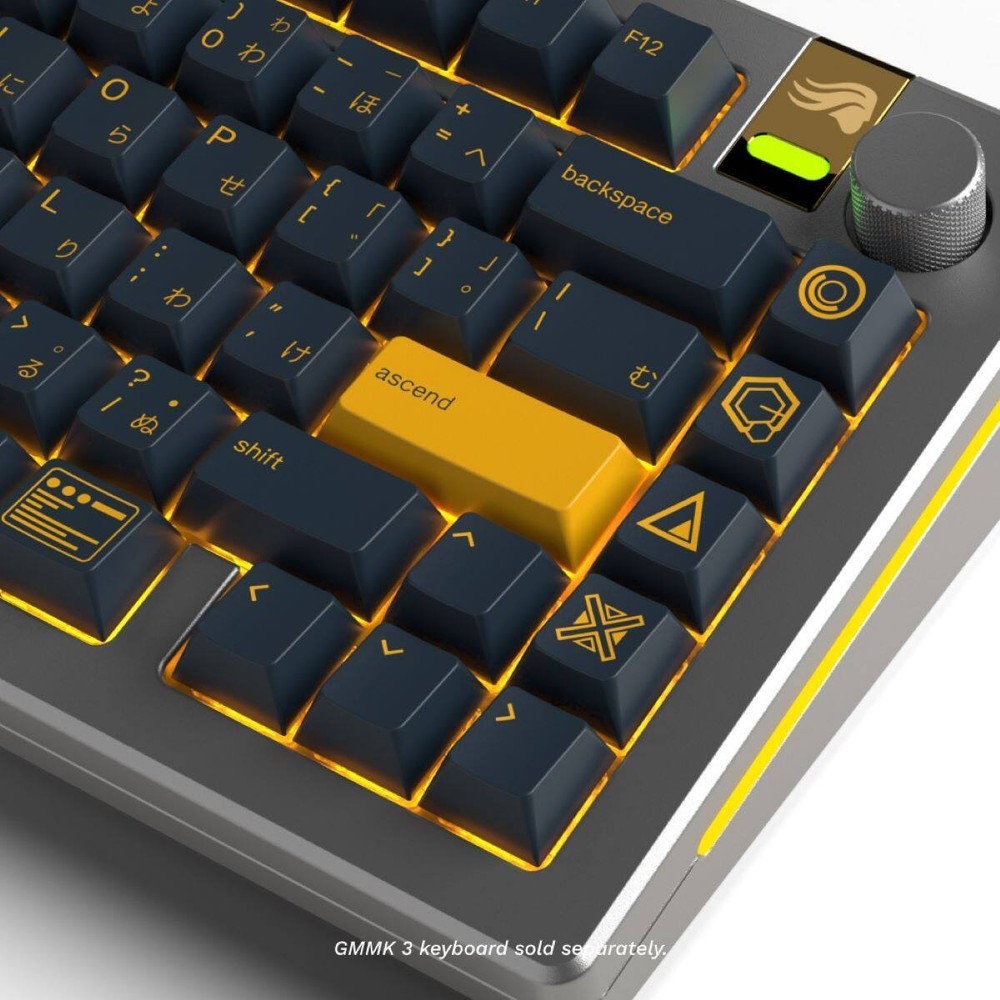 Glorious - GPBT Mecha Keycaps - Charged Blue