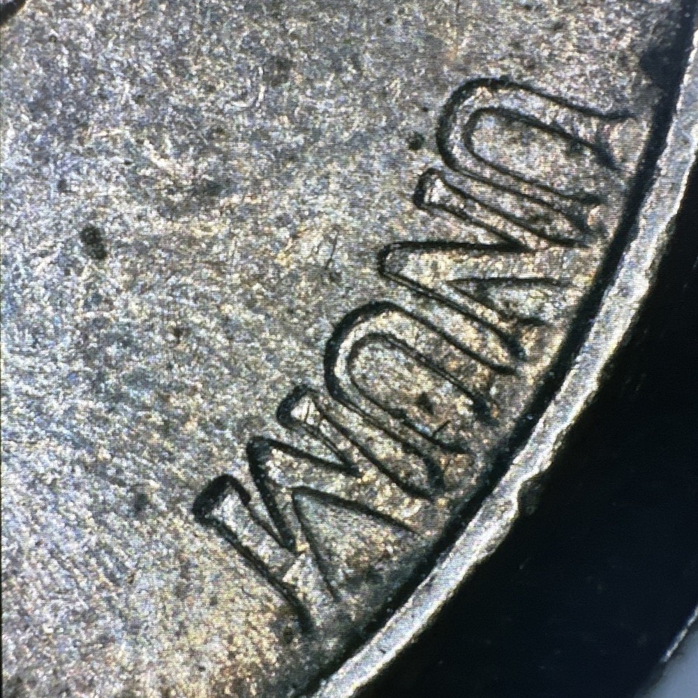 1991 P Jefferson Nickel Grease Error