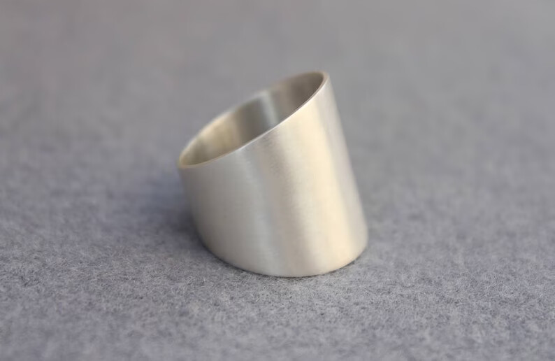 Wide Silver Ring925 Sterling Silver Band & Statement Ring Handmade Ring All size