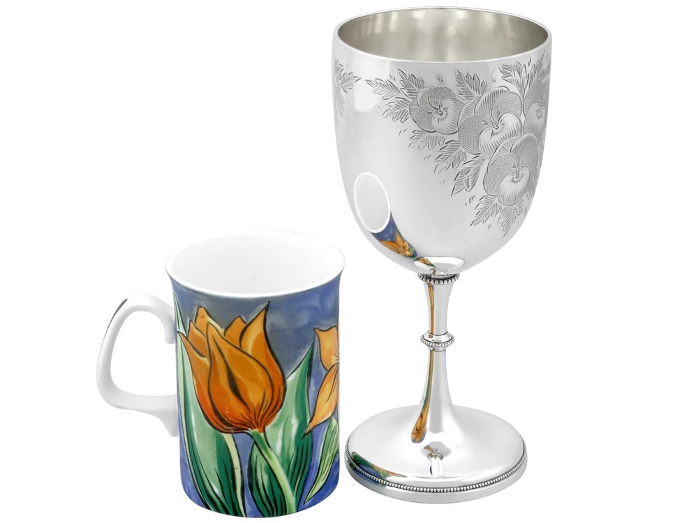 Antique Victorian Sterling Silver Goblet (1880)