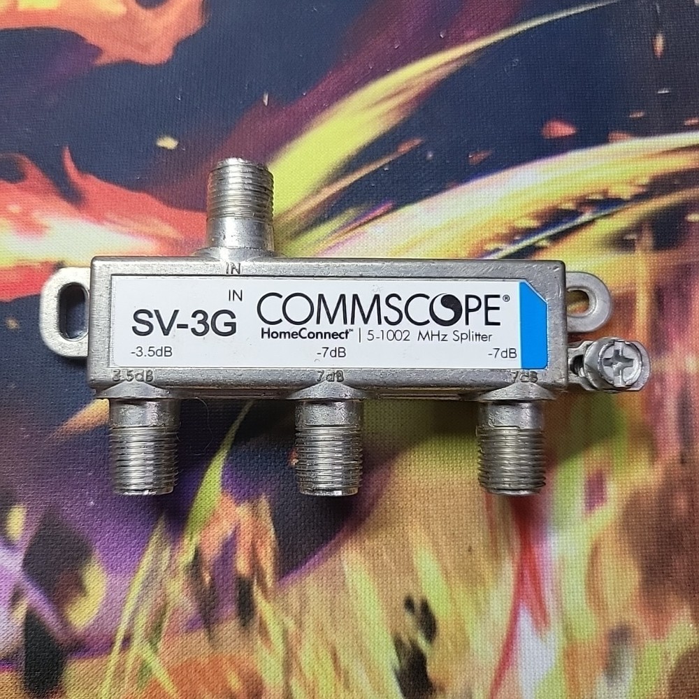 CommScope SV3G 5–1002MHz HomeConnect Three-way Splitter for COAX Cables