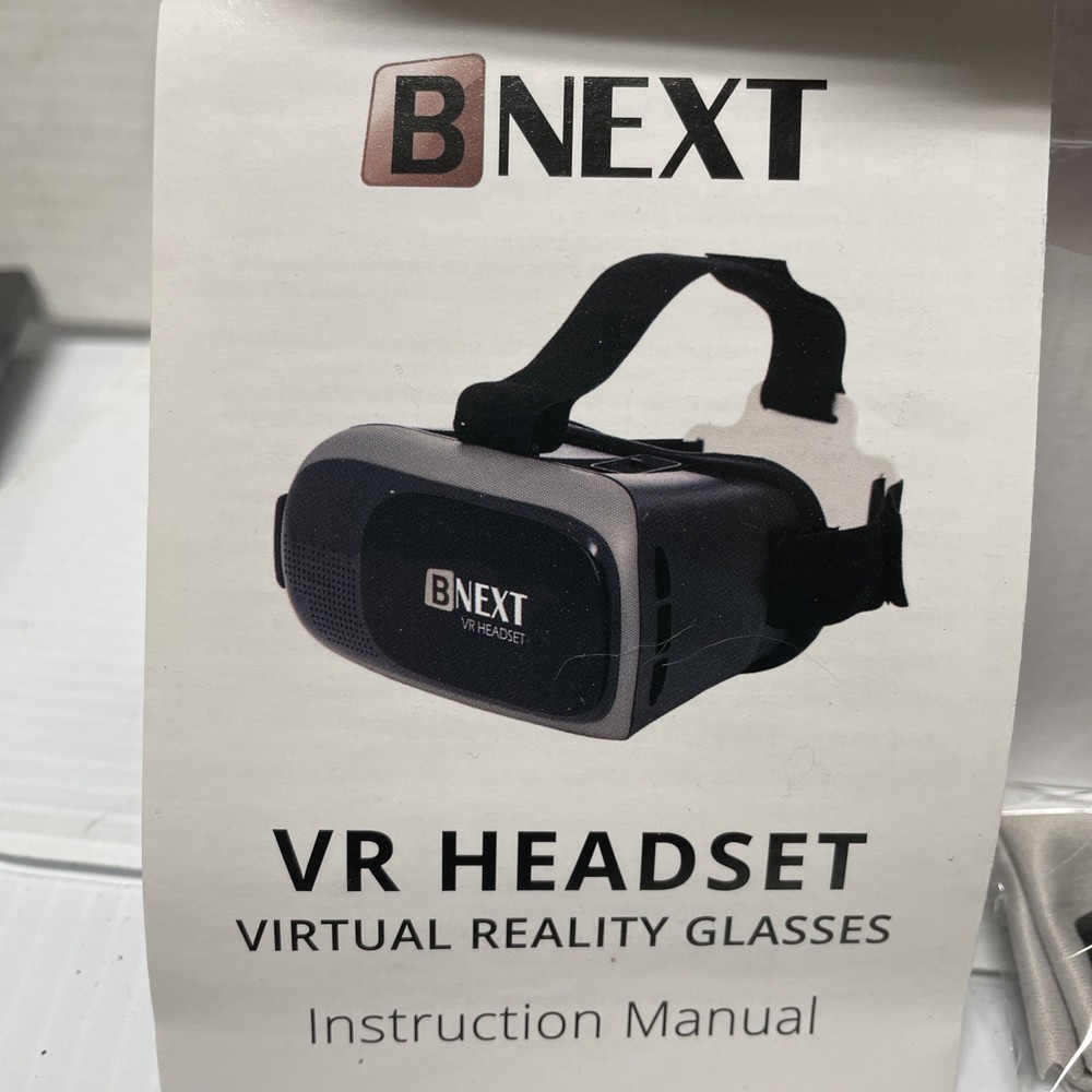 BNEXT VR Headset Compatible w/ iPhone & Android Phone Virtual Reality *NOB