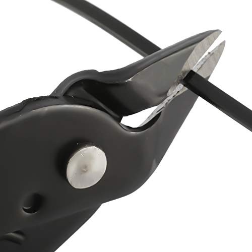 10 Pack Wire Cutters Black Diagonal Cutting Pliers for Electronic, Model,