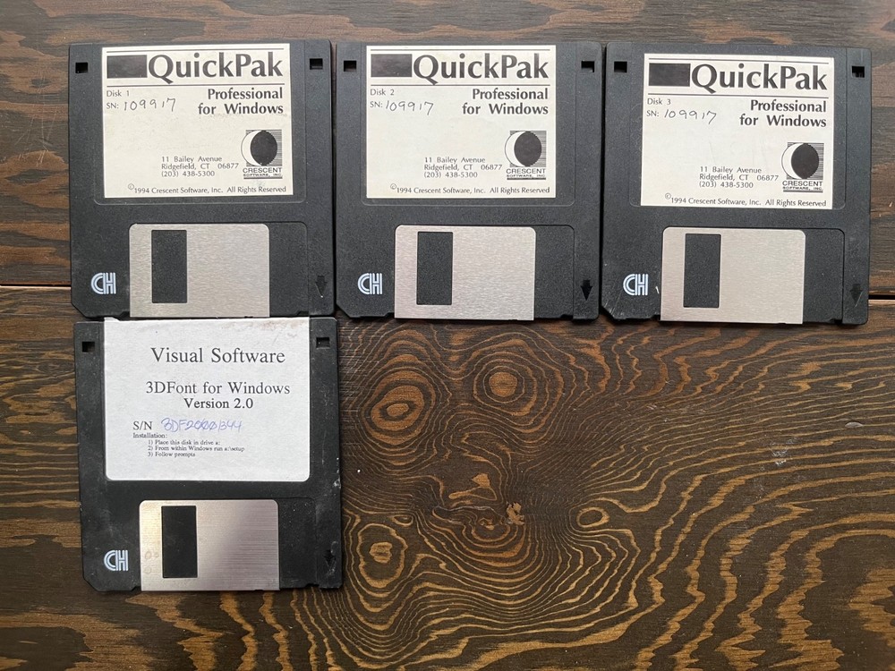 QuickPak Professional for Windows (Visual Basic Controls) 3.5" Floppy (UNTESTED)