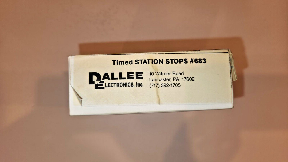 Dallee # 683 Automatic timed STATION STOPS