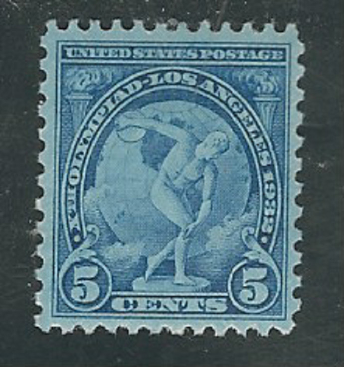 #719...5 Cent...Discus Thrower...2 Stamps...Mint Never Hinged