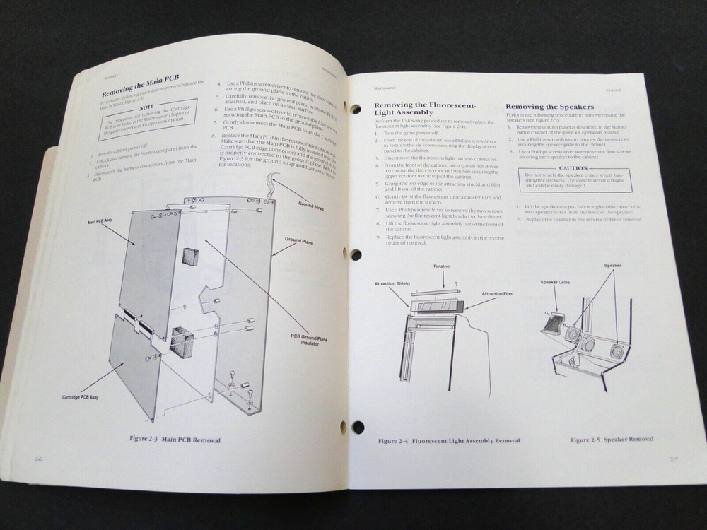 Vintage 1984 Atari System I Operators Manual