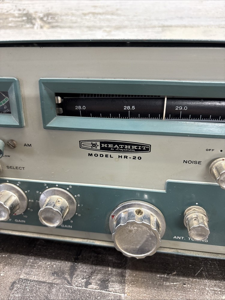 Heathkit HR-20 Ham Receiver HF Untested As Is