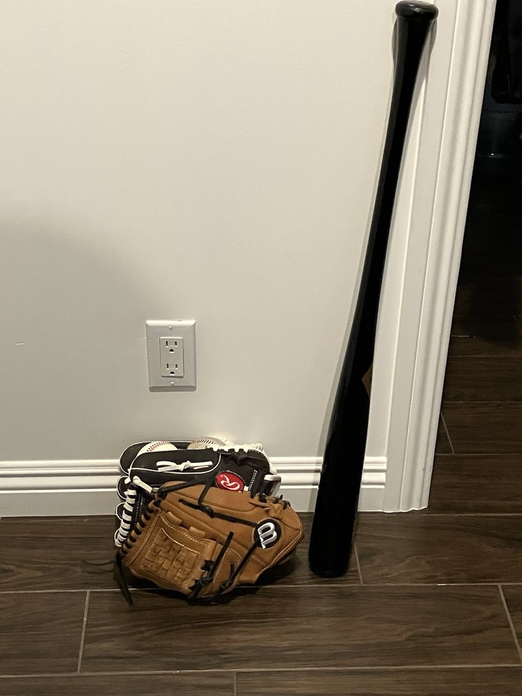 baseball equipment lot