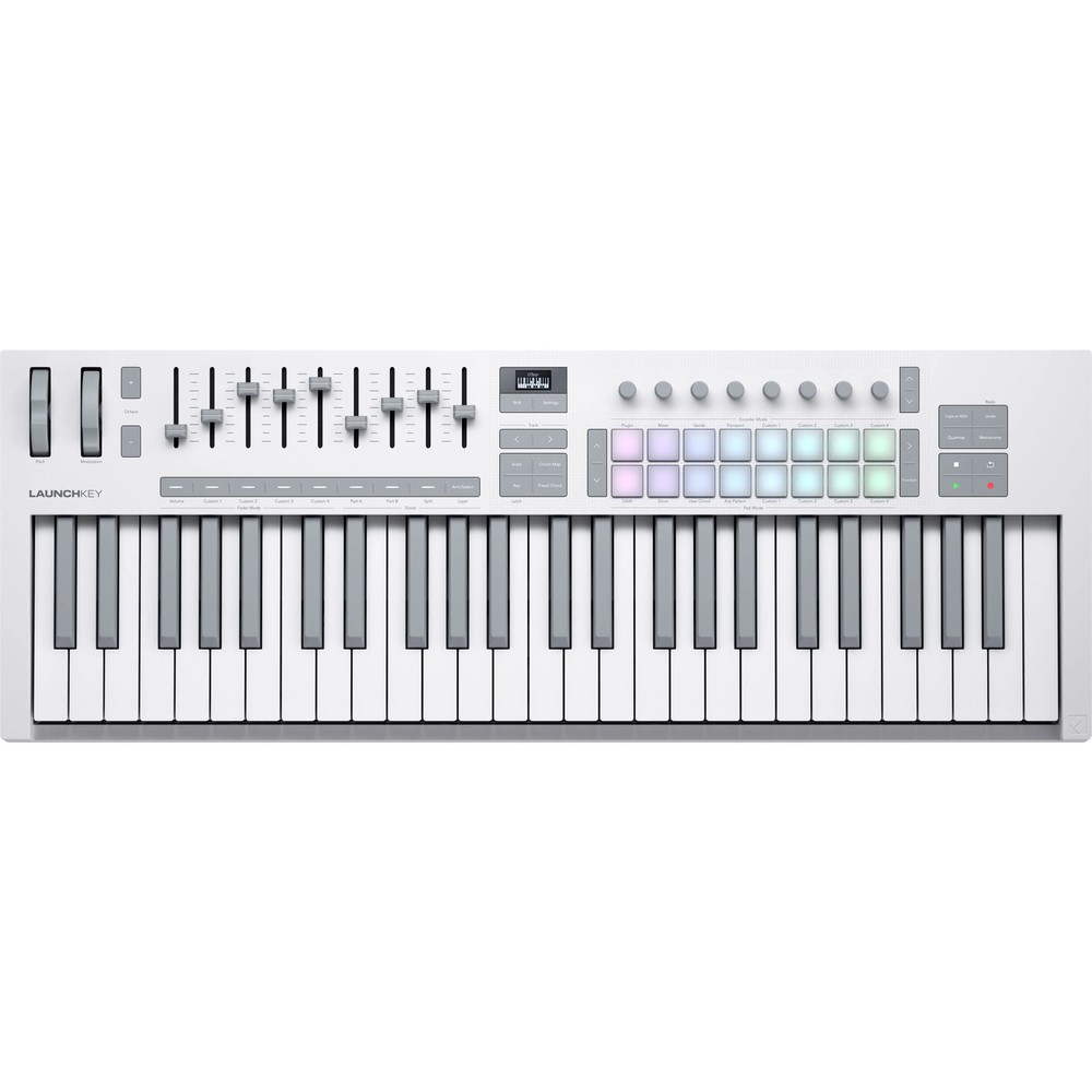 Novation Launchkey 49 Mk4 Keyboard Controller - White
