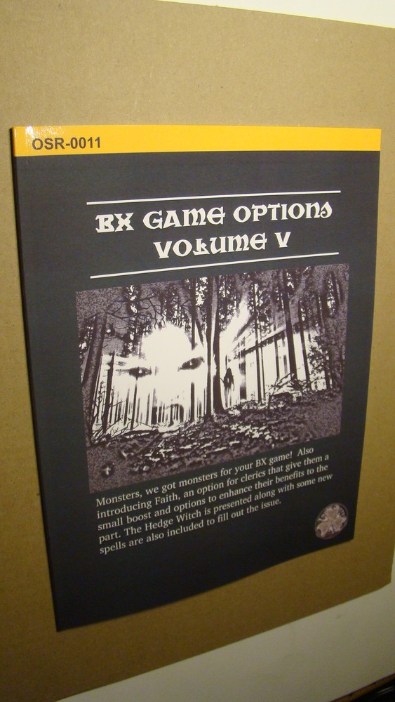 BX GAME OPTIONS VOLUME V *NM/MT 9.8* DUNGEONS & DRAGONS