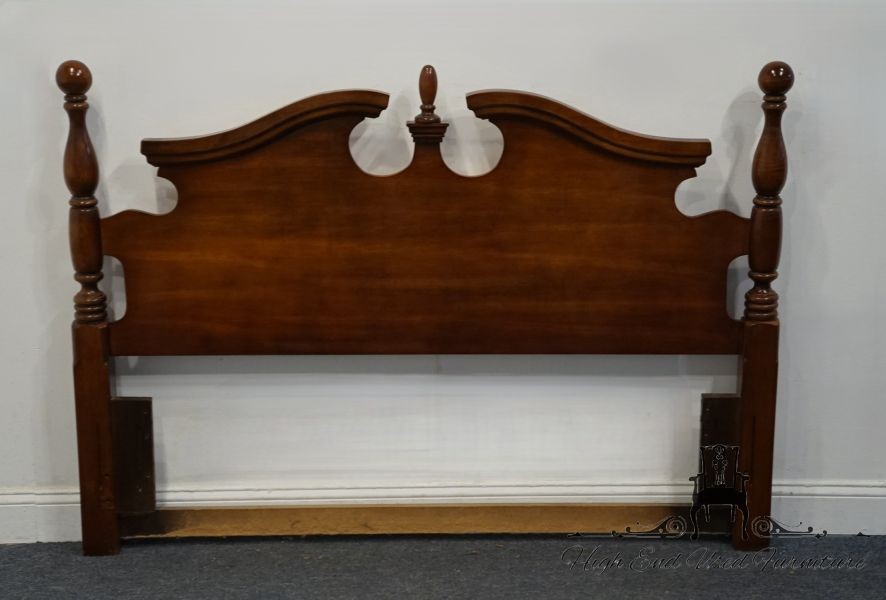 HIGH END Solid Cherry Traditional Style Queen Size Pediment Headboard 828-957...