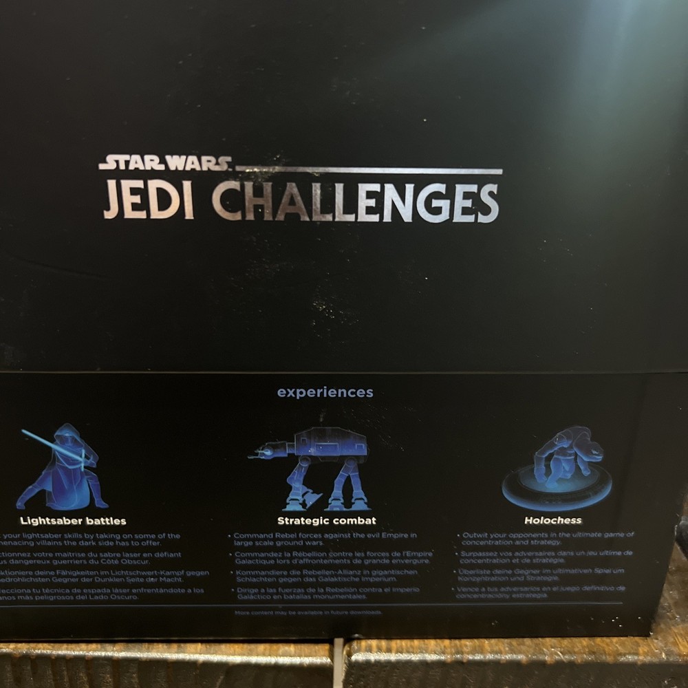 Star Wars Jedi Challenges AR Headset w/ Lightsaber Controller