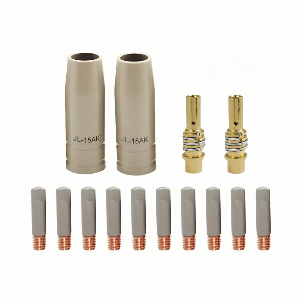 14pcs Mig Welding Nozzle Tips with Non-Stick Coating; Ceramic Nozzle...