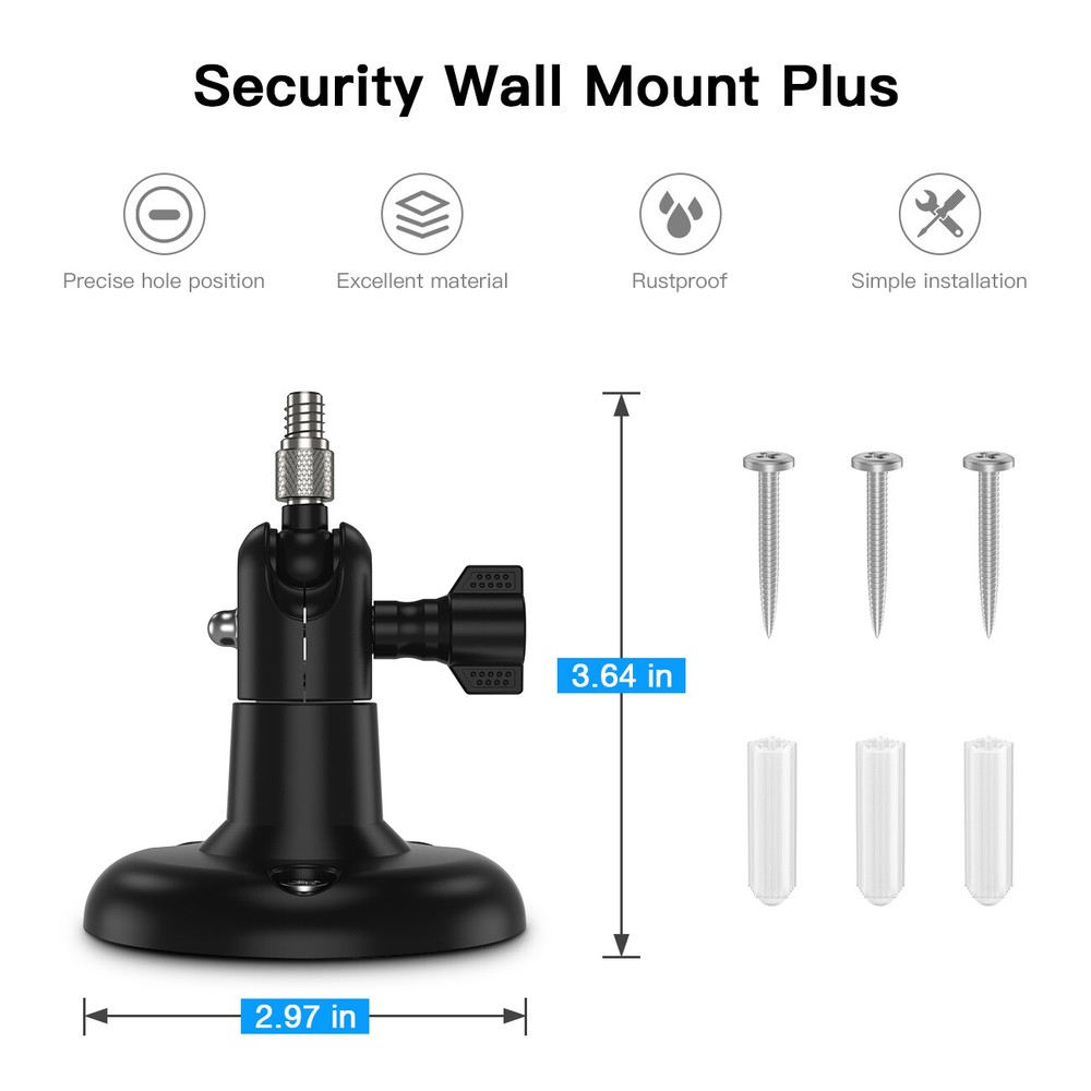 HOLACA Wall Mount for Ring Stick Up Cam Battery/ Elite HD Security Camera 3pack