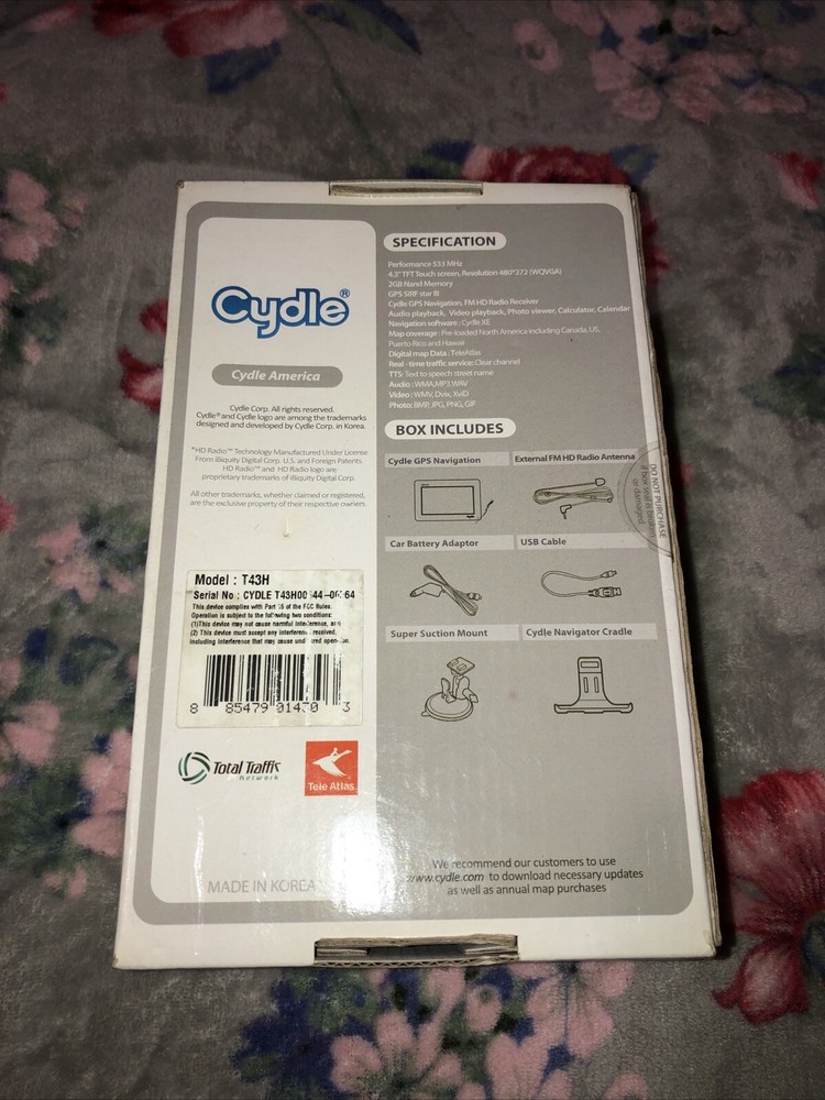 Cydle GPS System T43H