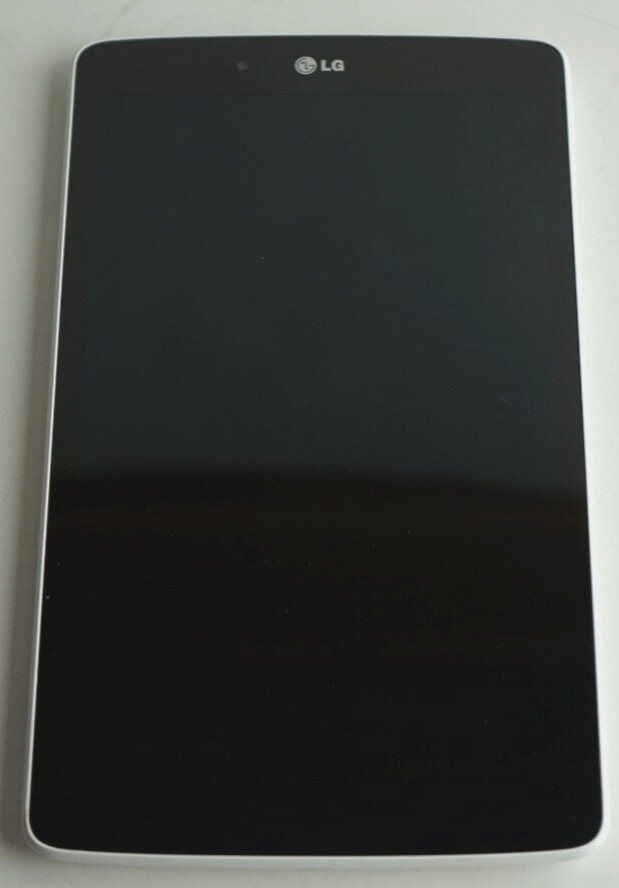 LG V480 WIFI Tablet White Android Corner Screen Discoloration