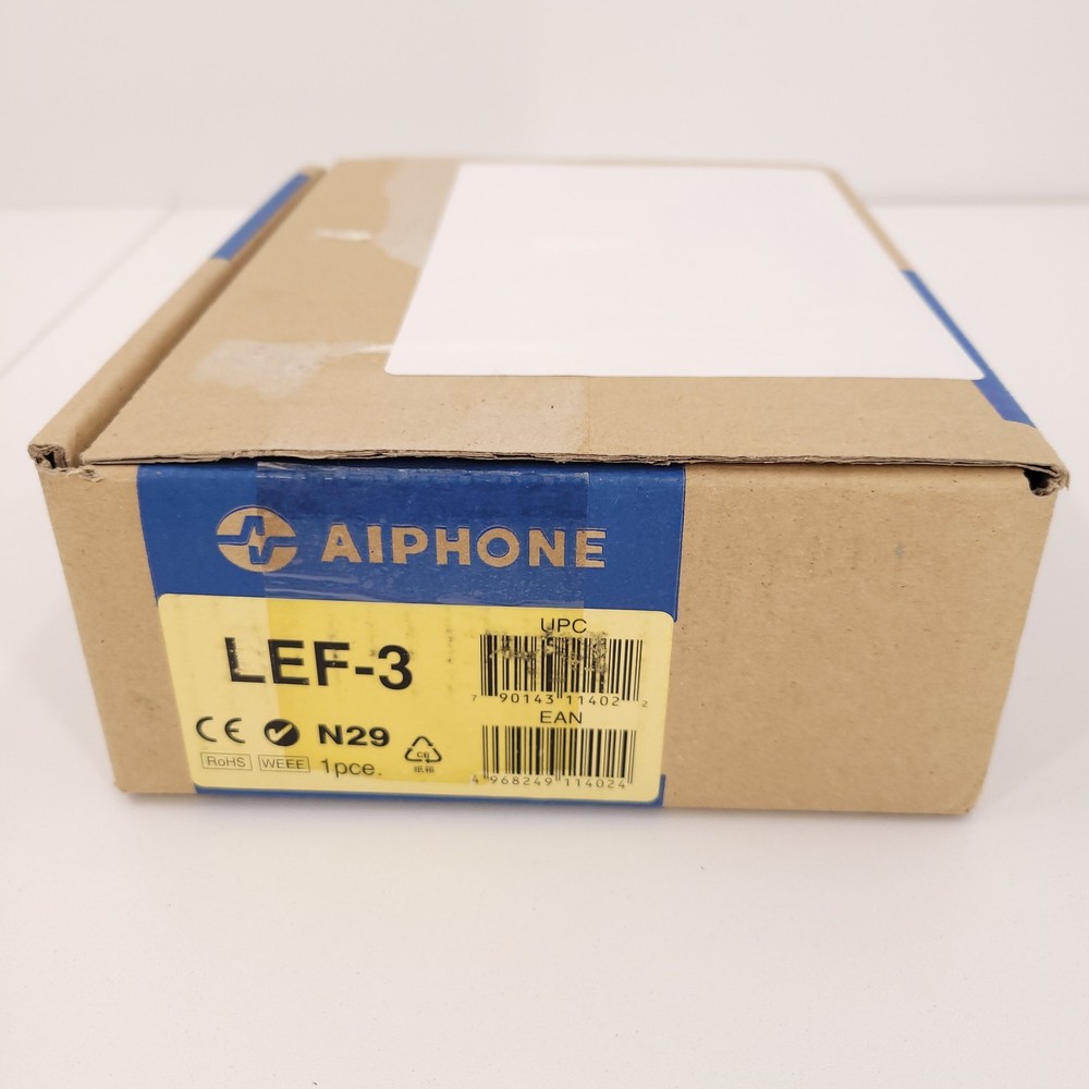 Aiphone LEF-3 Open Voice Selective Call Master Station Intercom Accepts 3 Coms