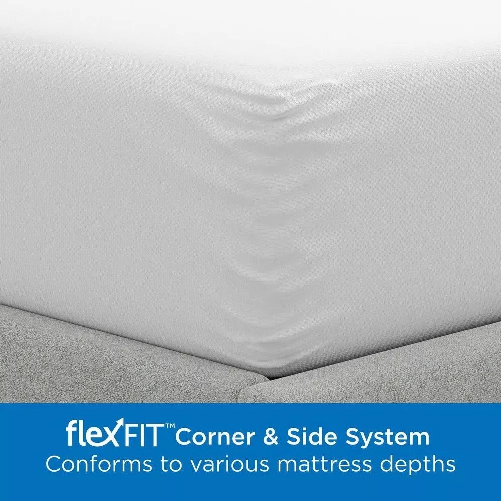 Full Maximum Bed Bug and Allergy Mattress Protector White - AllerEase