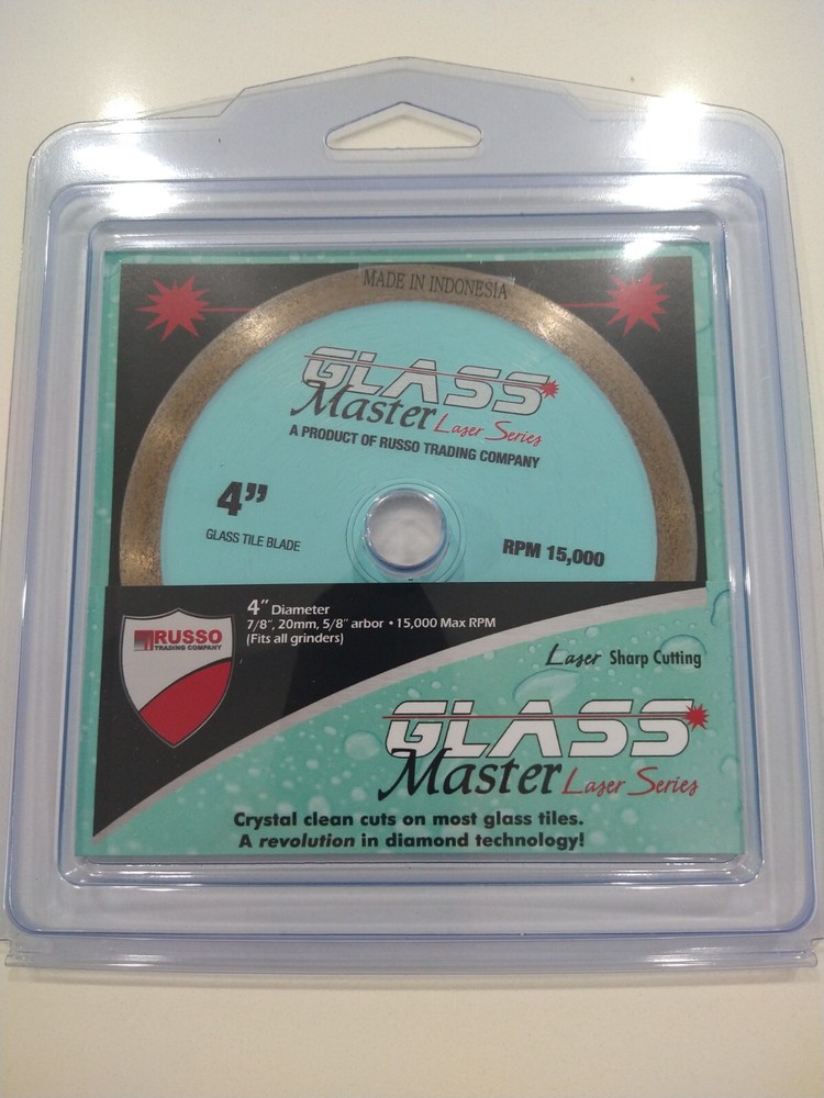 4" Glass Master Diamond Blade