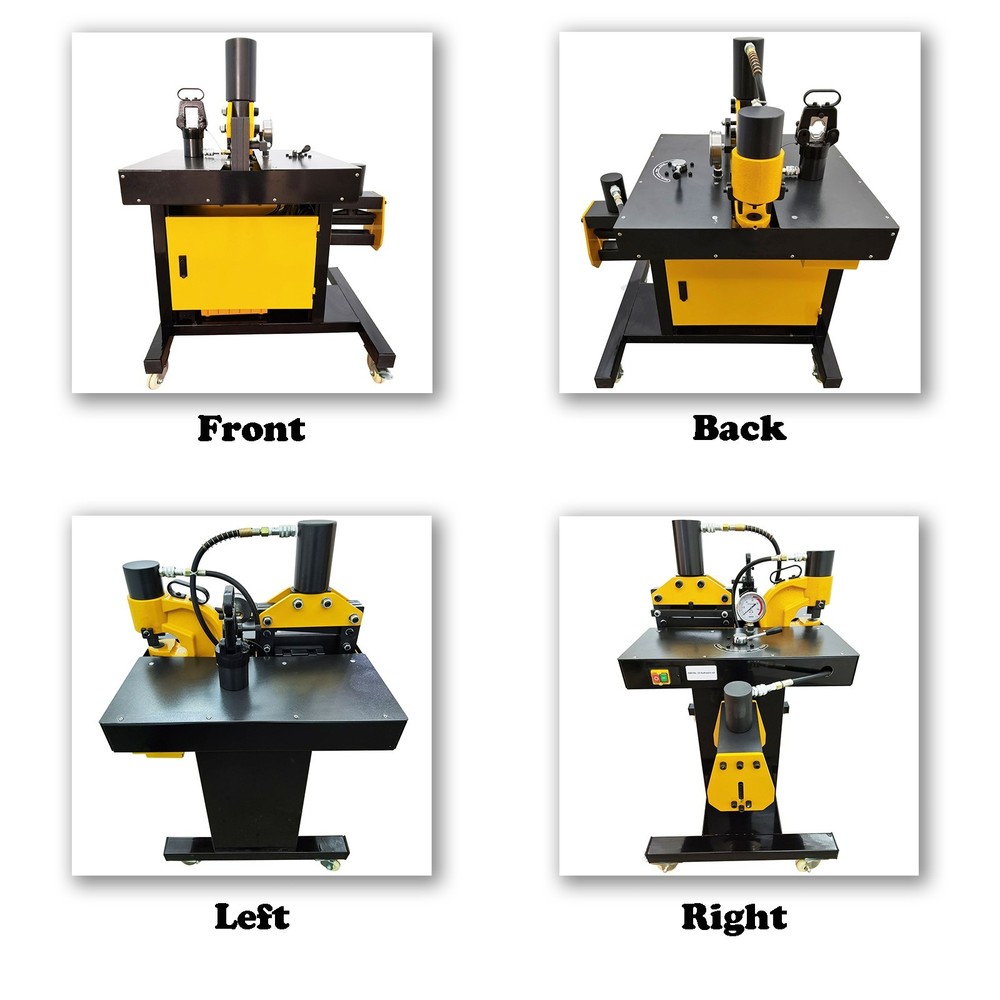 200 Type Electric Multi-Functional 4-in-1 Busbar Processing Machine 750W