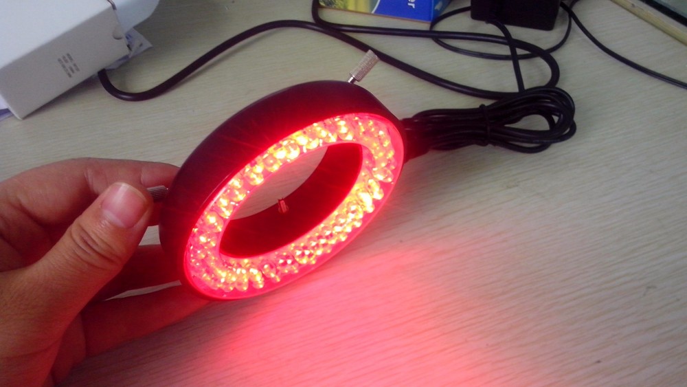 60mm Inner Diameter LED Ring Lamp Different Color Stereo Microscope Light Source