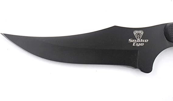9" Fixed Blade Full Tang Tactical Knife with Sharpener + ABS Sheath