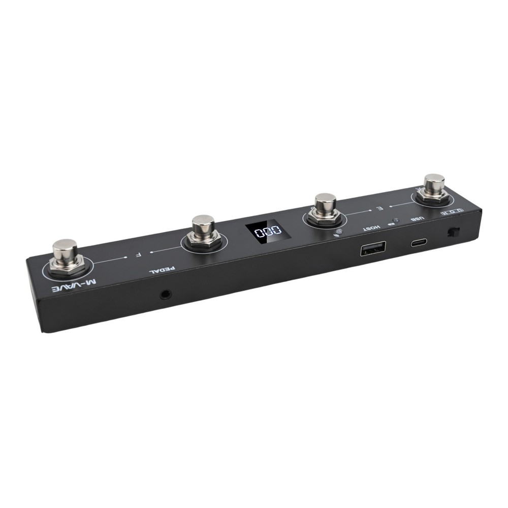For M-VAVE Chocolate Plus For MIDI Footswitch Controller Rechargeable 4Buttons