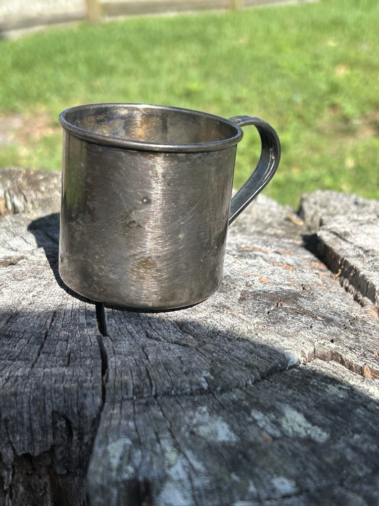 Vintage 1881 Rodger’s Baby Cup Silver Played