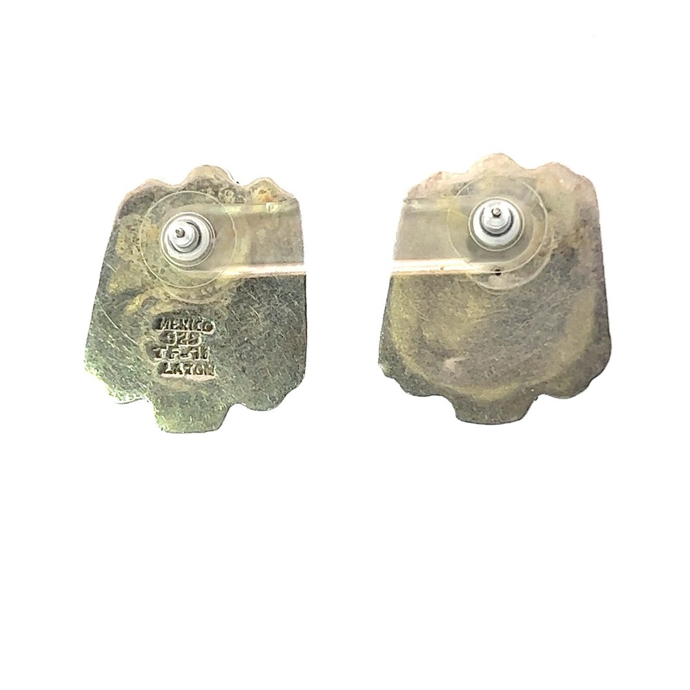 Sterling Silver Mexico Laton TF-71 Earrings