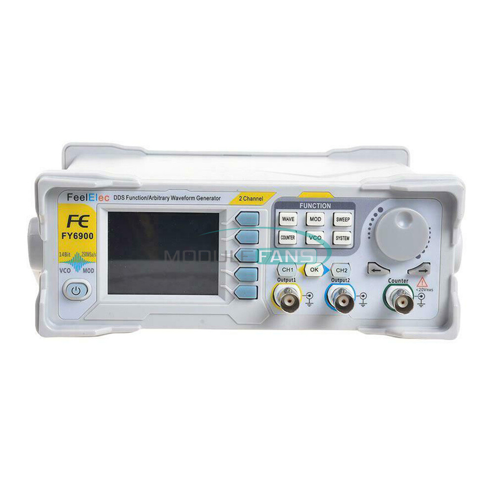 FeelTech FY6900 60M DDS Arbitrary Waveform Pulse Function Signal Generator