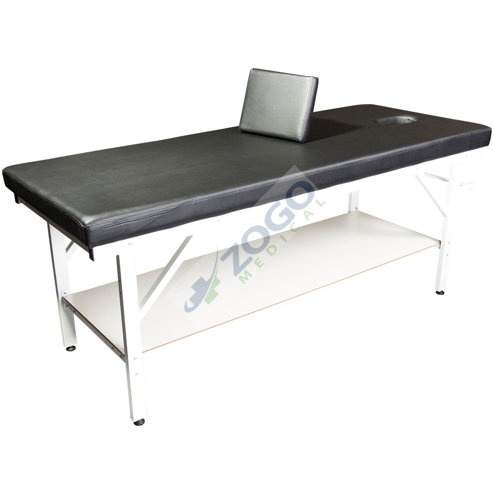 Treatment Table with Face cut out & Storage Shelf & Matching Pillow