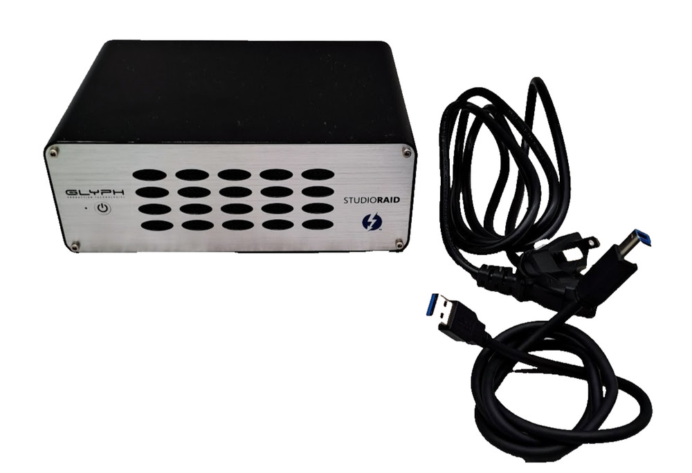 Glyph StudioRaid 2TB External HDD with Power adapter