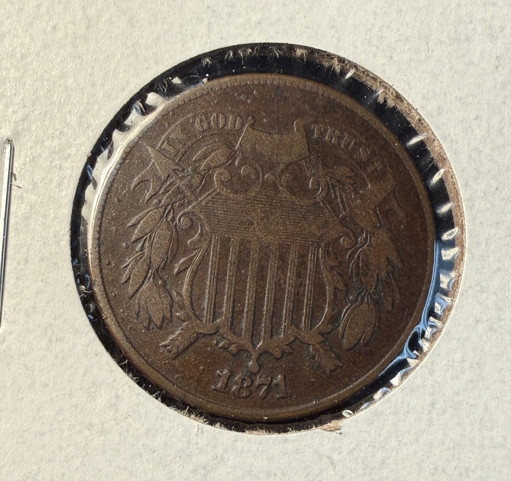 1871 2ct PC, VG. (15501)