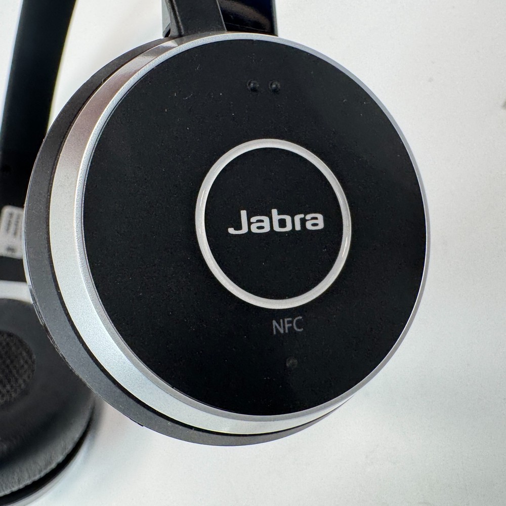 Jabra Evolve 65 MS Wireless Headset w/ USB Adapter --READ--