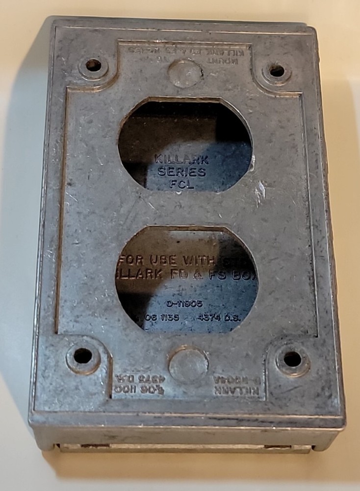 Killark  Series FCL FD & FS Spring Hinged Box D-11904A. HTF