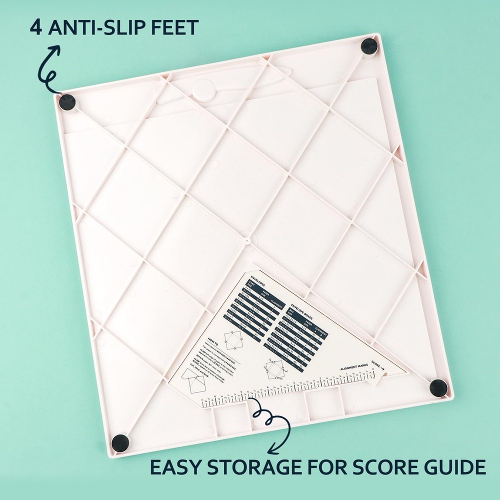 12x12" Scoring Board for Making Envelopes,Envelope Boxes&Gift Boxes–Large Mul...
