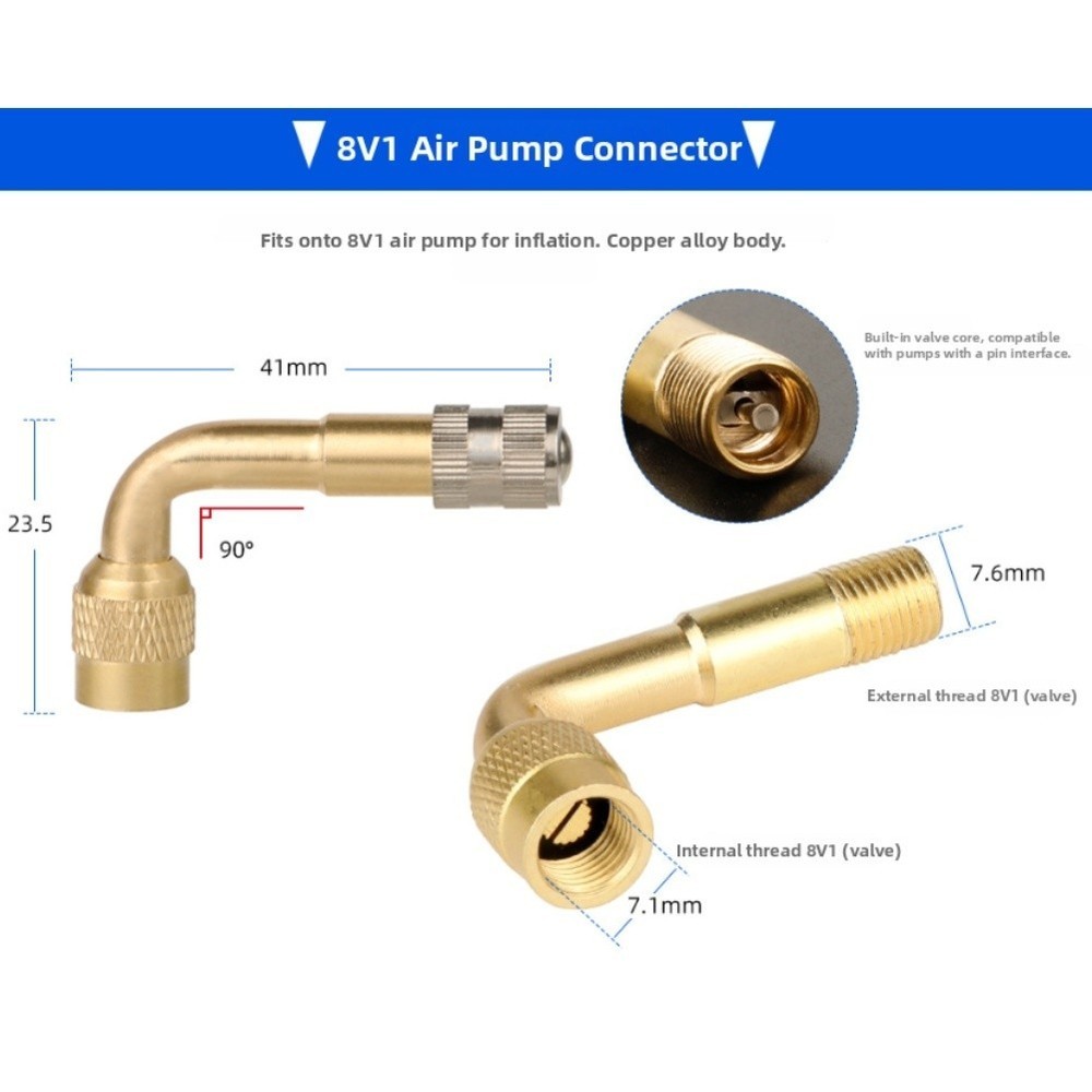Multi-Use Valve Adapter for For PRESTA For DUNLOP Conversion Copper Alloy Build
