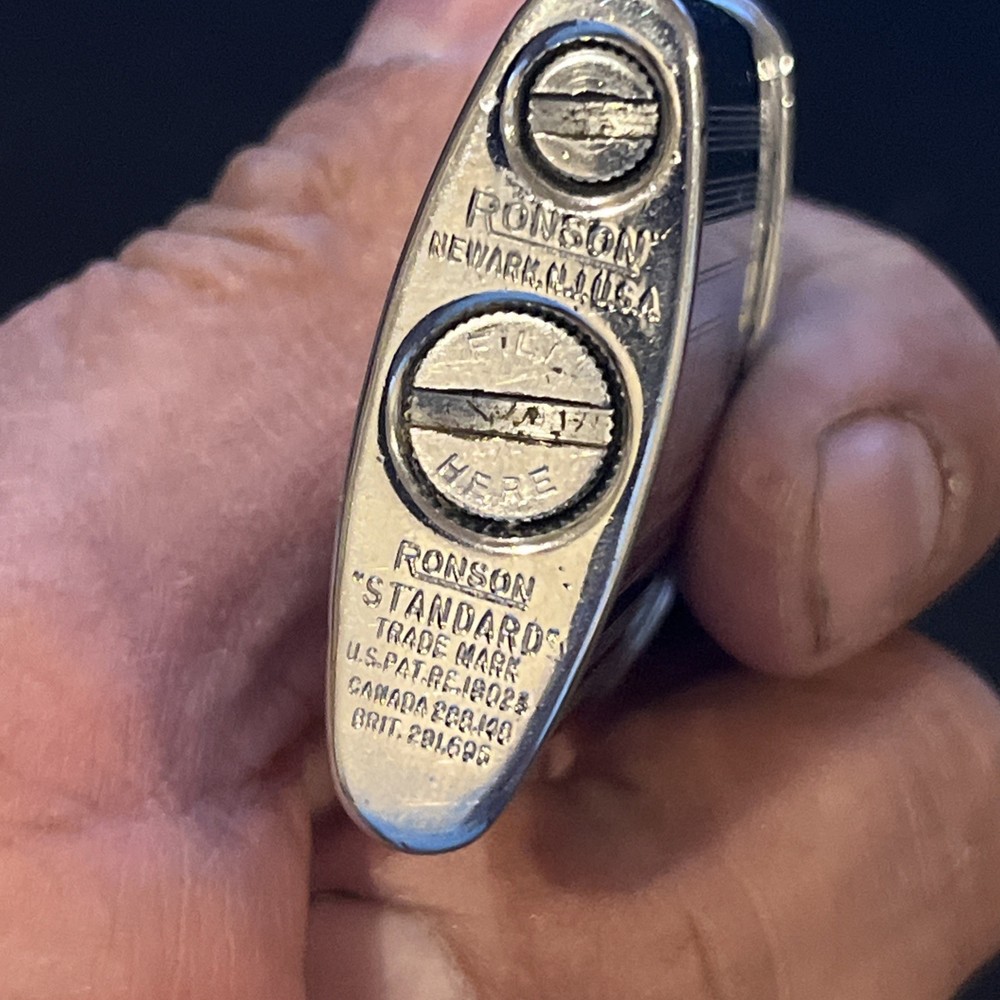 Vintage 1950's Ronson Whirlwind Lighter - Untested