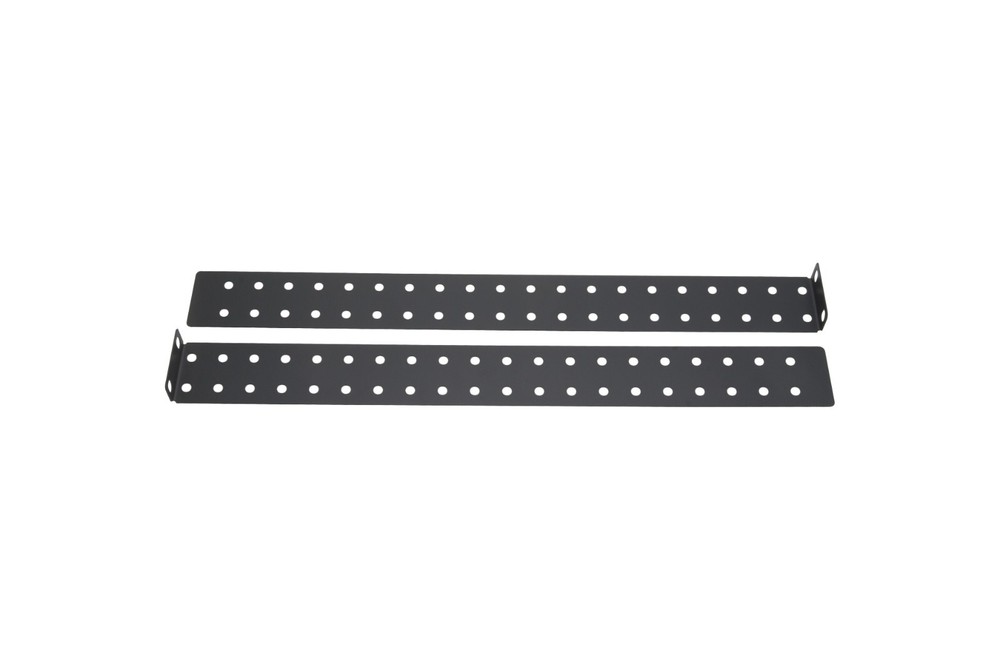 1U Adjustable Network Server Shelf Rails 16.14" Deep, 6 lb Capacity Rack Mounts