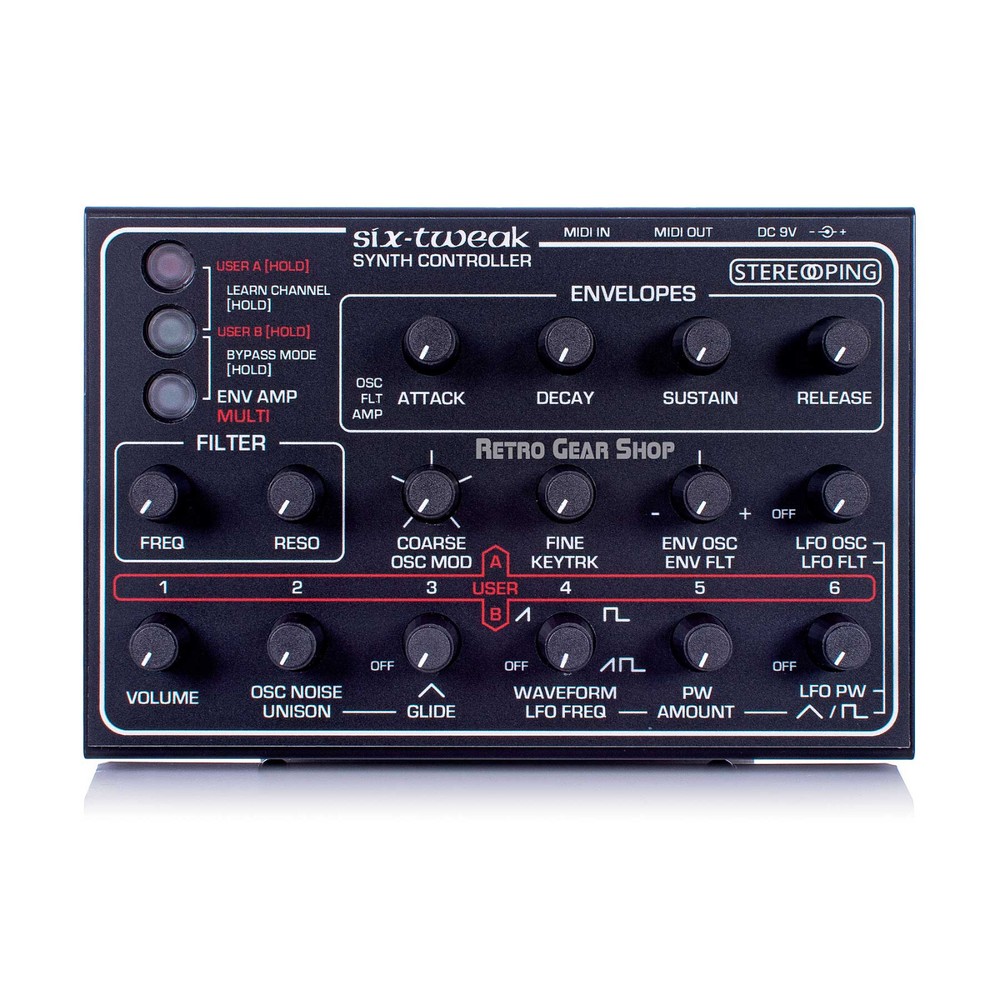 Stereoping CE-1 Six Tweak Midi Controller for SCI Six Trak Rare Vintage Synth