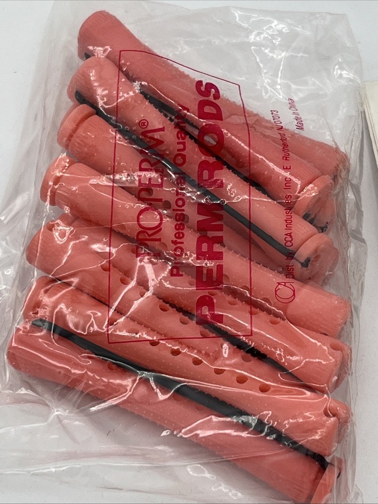Pro Perm Medium Rods Kit #2 - 24 Salon Perm Rods Curlers Granniecore READ