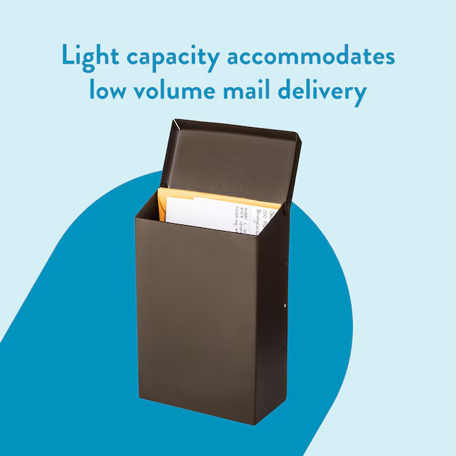 Architectural Mailboxes Modern Heritage Metal Small Mailbox Bronze