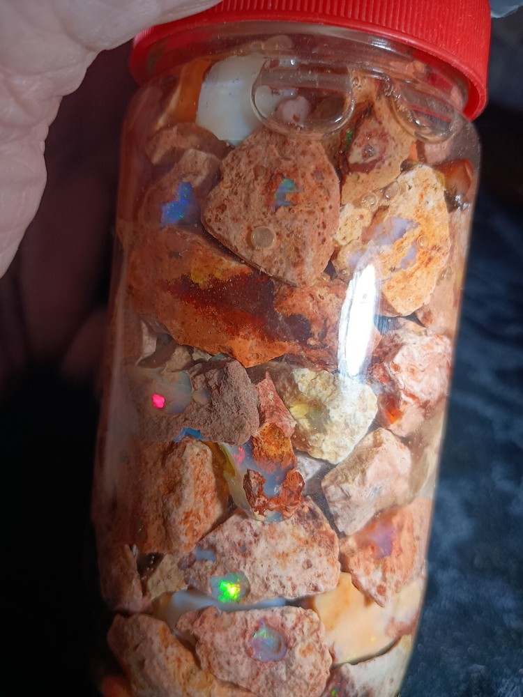 Fire Opal Rough Jalisco Mexico 387 grams