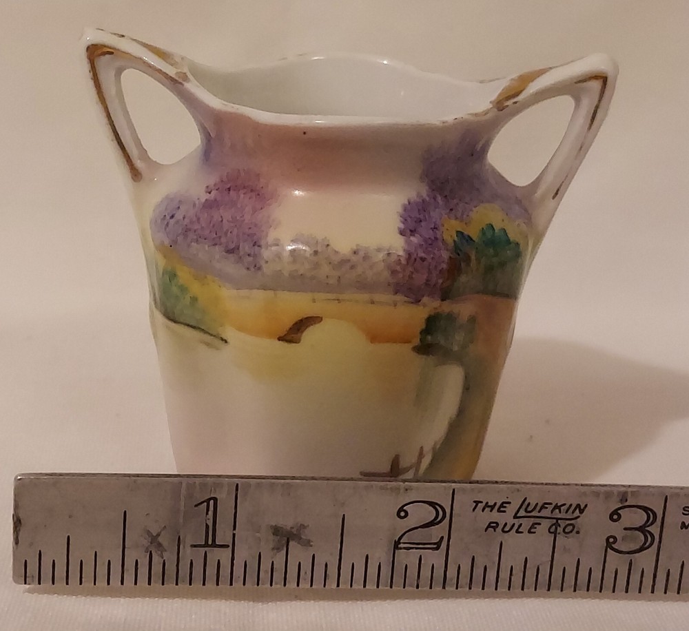 Hand Painted Nippon Two Handled Open Sugar