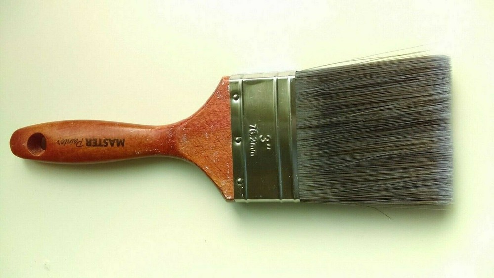 Master Painter Better Coverage Smooth Finish 3" Flat Polyester Paint Brush
