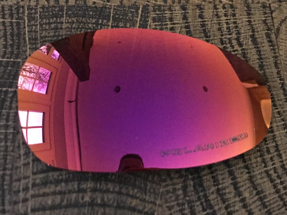 ETCHED POLARIZED PURPLE RUBY CUSTOM MIRROR REPLACEMENT LENSES FOR OAKLEY JULIET